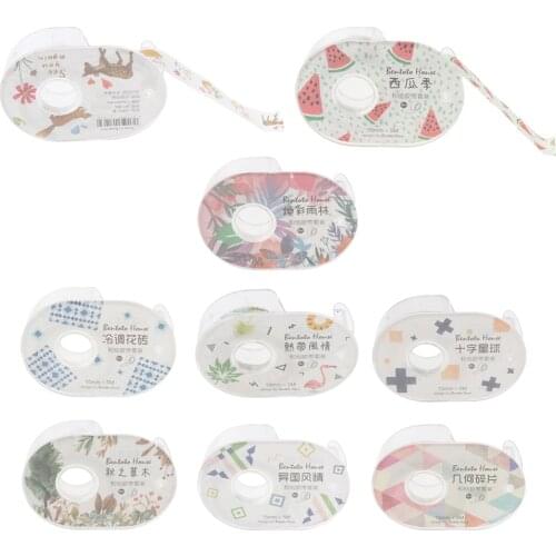9 Types Self Adhesive Washi DIY Masking Tape Diary Sticker Craft Decor