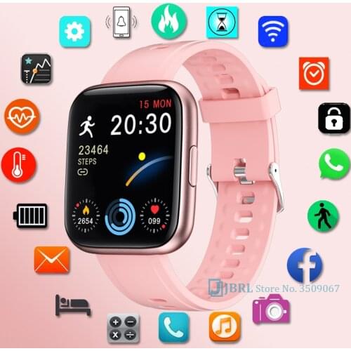 New Silicone Smart Watch Women Men Smartwatch For Android iOS Electronics Clock Fitness Tracker Waterproof Smart-Watch
