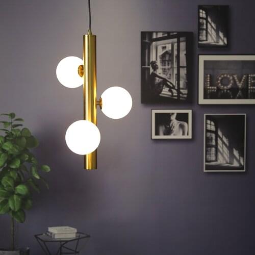 Modern Glass Pendant Light Shade Dining Room Lights G9 Led Used Matte Metal Hanging Lamp Indoor Lighting HangLamp Suspend Lamp