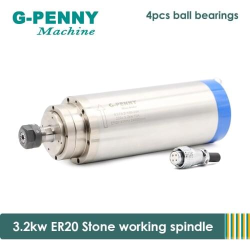 CNC Stone working 220V ER20 3.0kw CNC Water Cooled Spindle Motor 3kw engraving water-cooled spindle for wood stone working stone