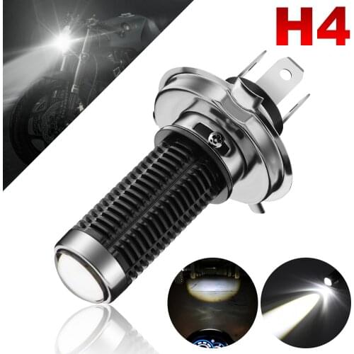 H4 9003 LED Headlight Bulbs With Lens Hi/Lo Beam 5600LM 3570-SMD Chip Spotlight for Motorcycle Headlamp Car Fog lamp.1-Pack