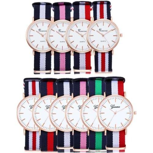 Nylon Strap Style Quartz Women Watch Top Brand Watches Fashion Casual Fashion Wrist Watch 2018 Hot Sale Fashion Ladies Watches