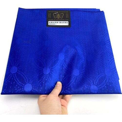 Hot sales african gele headtie aso oke plain color royal blue free shipping 042 Bym wedding elegant nigeria regular headtie