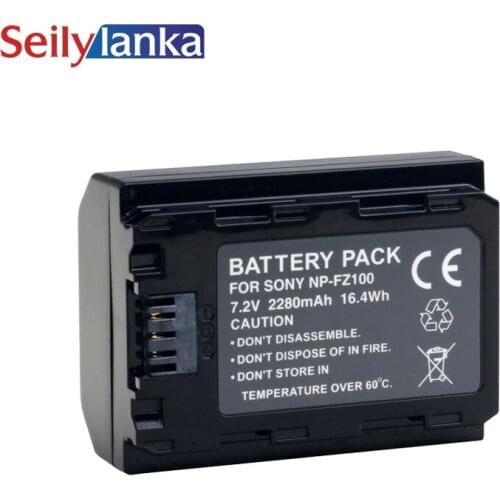 2280mAh for sony NP-FZ100 micro camera battery factory direct sales ILCE-9 A7RIII a7r3 A9 7RM3 7.2V ILCE-9/A9 A7RIII ILCE-7RM3