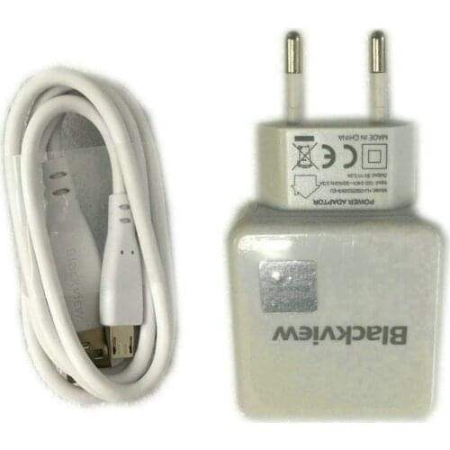 5V2A Adapter for Original Blackview BV5500 A30 A10 A7 EU Plug Travel Charger Connector Micro USB Cable for A20 Plus