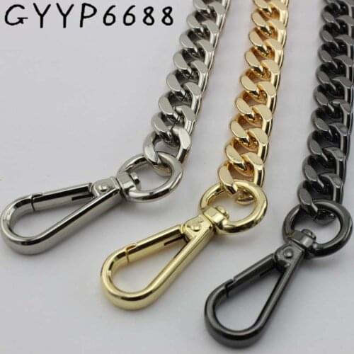 13mm aluminum chain for bags Light weight purses strap for bags long strap replacement