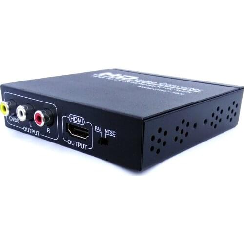HDMI TO CVBS AV/HDMI AUTO SCALER Support NTSC/ PAL HD Video Converter for TV,VHS, VCR,DVD recorders HDMI1.3 HDCP