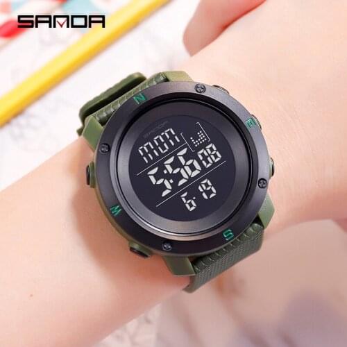 BASID Womens Watches Waterproof Fashion Casual Sport Digital Watch Fitness Digital Modern Electronic Clocks Wrist Female Gifts