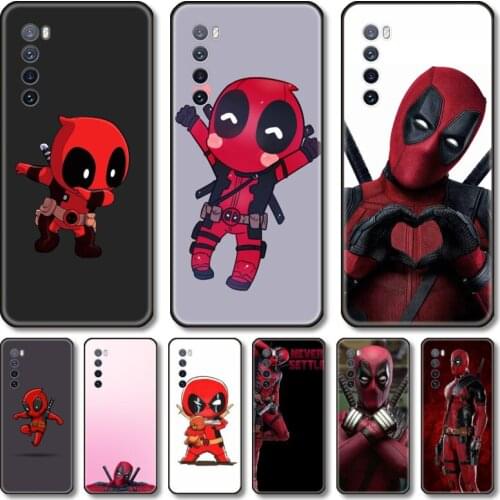Cute hero Phone Case For Huawei Nova 2 3 4 5 6 7 8 SE i E Pro Lite black cell shell