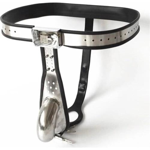 Male Chastity Belt Mens Stainless Steel Chastity Cage Master Slave Lockable Penis Restraint Device Cock Cage Adult Game