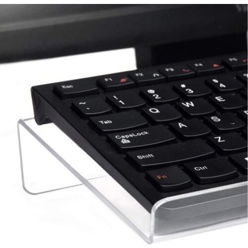 Office Home Computer Keyboard Tilted Ergonomic Holder Acrylic Heighten Stand