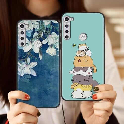 Cute Shockproof Phone Case For MOTO One Fusion Plus New Arrival Silicone Durable Waterproof Frosted