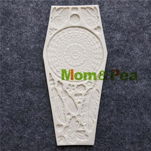 Mom&Pea MPB0030 Feather Shaped Silicone Mold Cake Decoration Fondant Cake 3D Mold Food Grade