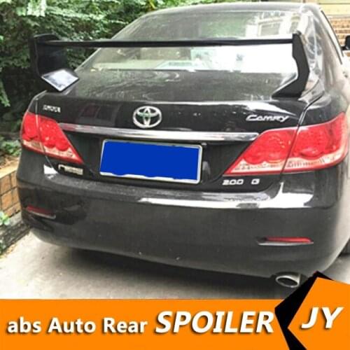For camry Spoiler 2006-2010 Toyota camry FD2 Spoiler 3DCK ABS plastic Material Car Rear Wing Color Rear Spoiler