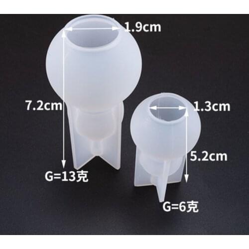 Crystal Gourd Pendant Silicone Mold Epoxy Resin Molds Jewelry Making DIY Crafts