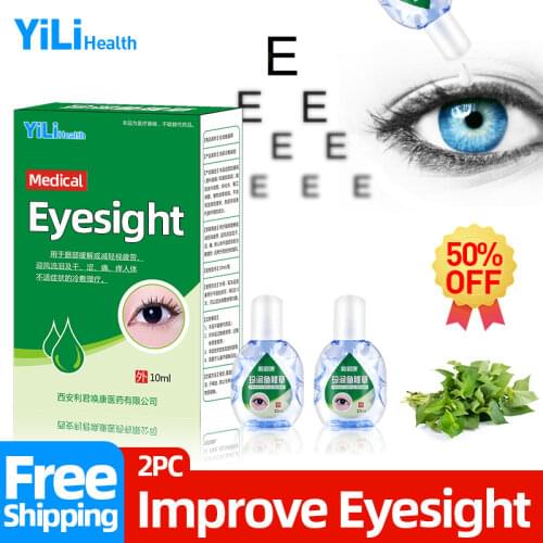 Eyesight Improvement Blurred Vision Eye Drops For Contact Medical Cleanning Detox Relieves Eyeball Fatigue Red Dry Eyes Clean