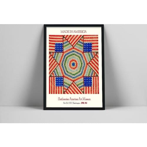 Smithsonian American Art Museum Exhibition Poster Modern Art Canvas Painting Wall Prints Picture for Living Room Home Decoration