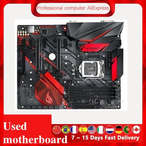 For Asus ROG ROG STRIX Z370-H GAMING Original Used Desktop Intel Z2370 Z370M DDR4 Motherboard LGA 1151 i7/i5/i3 USB3.0 SATA3
