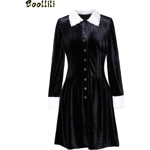 Boollili 2020 Spring Dress Women Red Mini Party Velvet Dress Elegant Long Sleeve Womens Dresses Korean Clothes Vestidos Mujer