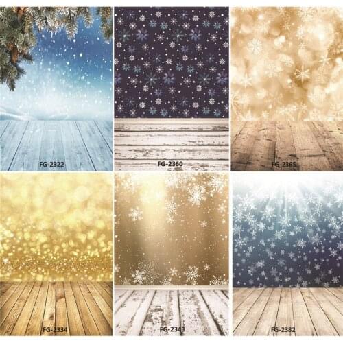 ZHISUXI Vinyl Custom Photography Backdrops Prop Christmas day and Floor Theme Photography Background #5132