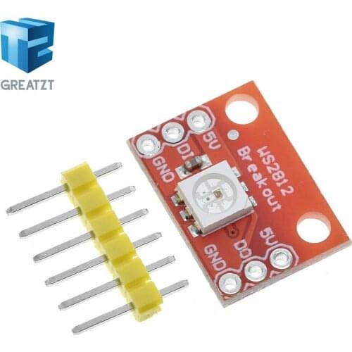 1PCS/LOT GREATZT New WS2812 RGB LED Breakout module For arduino