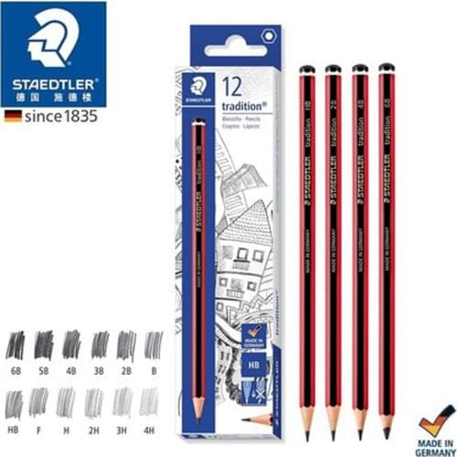 12Pcs/Boxed German STAEDTLER Sketch Pencil 2H-6B Professional Drawing and Writing Pencil 110