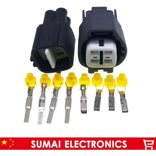4 Pin 6188-0517 Auto rear oxygen sensor plug connector for toyota Highlander / Camry / Corolla etc