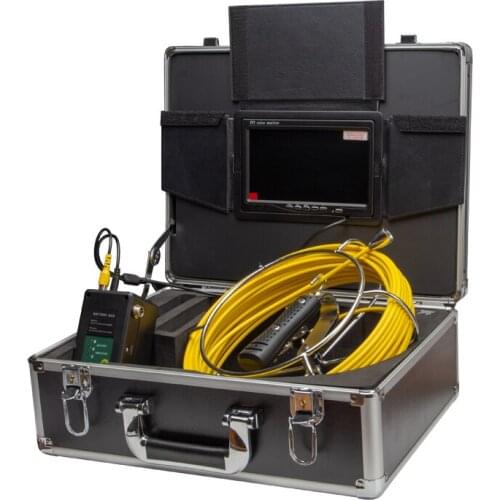 42mm Dual Lens 7'' Display Drain/Sewer/Duct/Chimneys/Machinery Pipe Clean Endoscope Inspection CCTV Camera