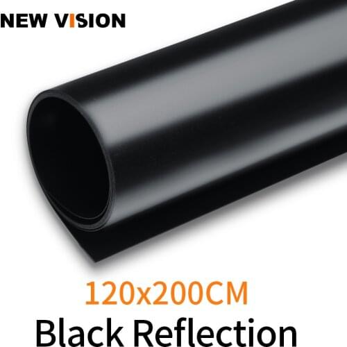Black 120x200cm 47*79inch Photography Backdrop Paper Matte Reflection PVC Vinyl Seamless Background Seamless Water-proof