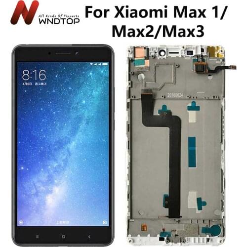 Black/White For Xiaomi Max3 Mi Max 3 LCD Display Touch Screen Digitizer Assembly For Xiaomi Mi Max 2 LCD Screen Max3 Replacement