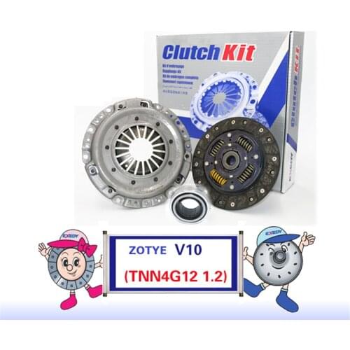 For Zotye TNN4G12 1.2 V10 1.2 Clutch Cover Clutch Plate& clutch release Bearing Clutch Kit Set Three Piece Set