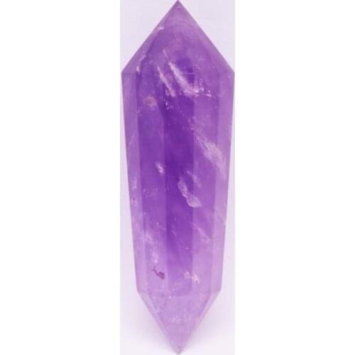 Double Terminated Point Amethyst Quartz Reiki Healing Crystal