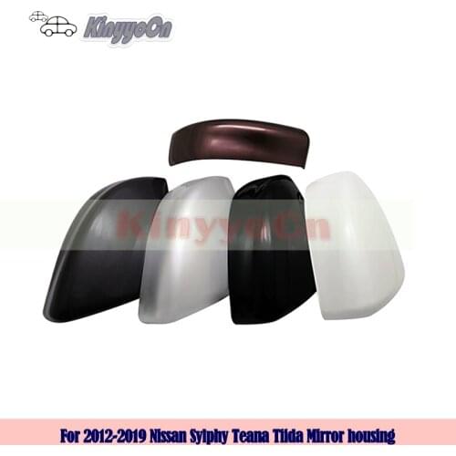 Kinyyocn For Nissan Sylphy Teana Tiida 2012 13 14 1 17 18 2019 External mirror Cover Rearview Mirror Cover side mirror Housing