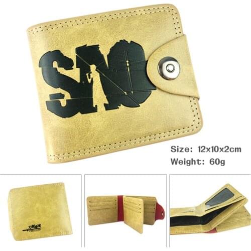 Anime Sword Art Online SAO PU Wallet Hidden Discount Bifold Note Compartment Mens Leather Coin Photo Credit Cards Holder Purse
