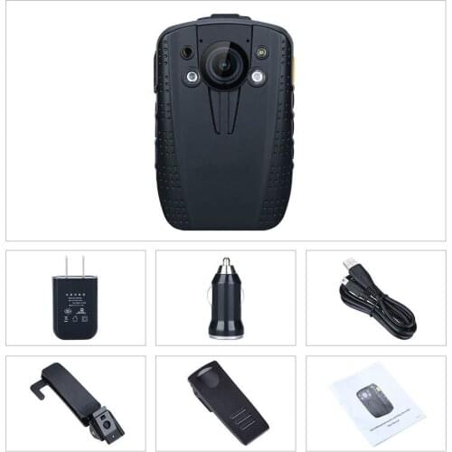 Body-Worn-Camera Law Enforcement Recorder, Police Body Camera 2 Inch Display,IR Night Vision mini camera Recorder stand Clip