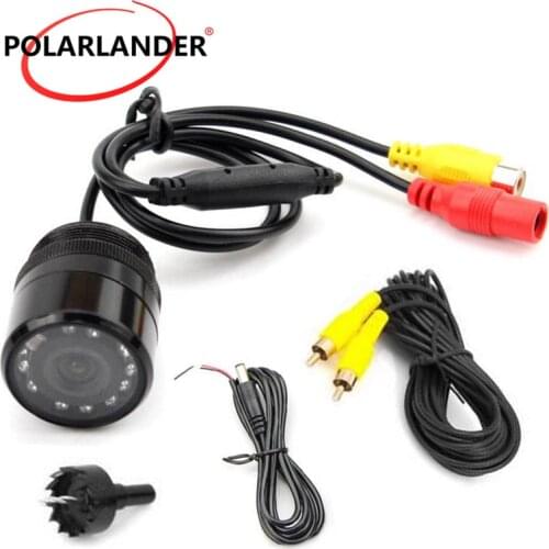 New 28mm drilling High definition infrared Night Vision Rear View Camera Reverse Car New Drop Shipping 120 degree wide angle