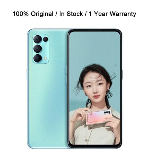Official Oppo Reno 5K 5G Android Phone 64.0MP+32.0MP OTA Dual Sim 6.44" 90HZ OLED Snapdragon 750G 65W Charger Face ID OTG New