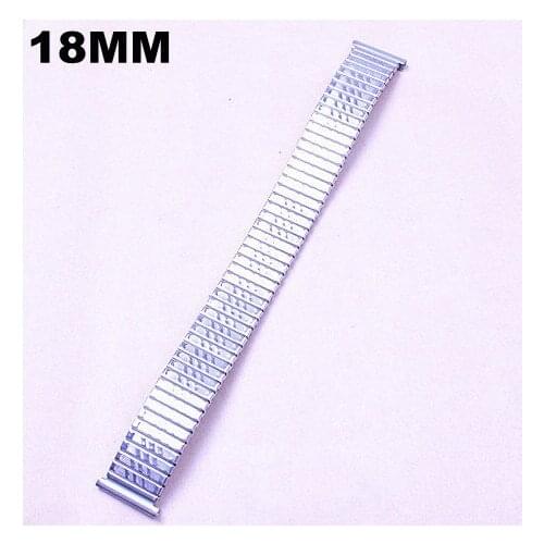 Wholesale 10pcs/lots High quality 18MM stainless steel Watch Bands elasticity watch strap -05136q