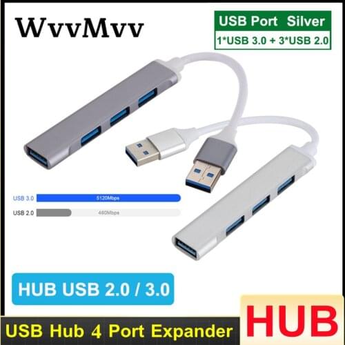 USB C HUB 3.0 4 Port Multi Splitter Adapter OTG For Xiaomi Lenovo Macbook Pro Air PC Computer Notebook Accessories