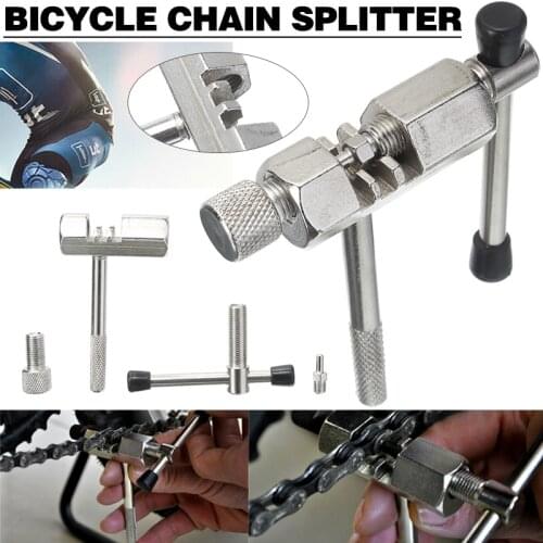 Cycling Chain Breaker Bicycle Chain Riveter Splitter Pusher Remover Tool Rivet Extractor For Separating Riveting Bicycle Chains