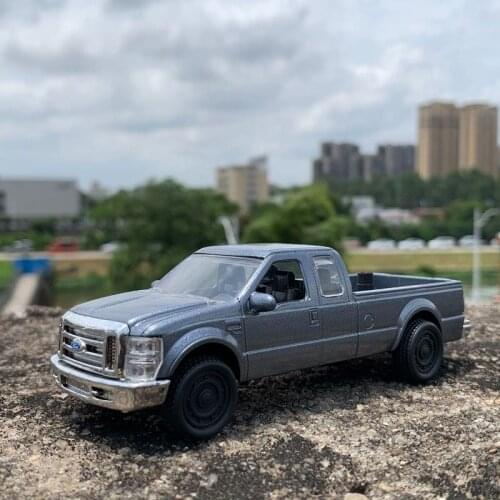 1/43 Ford Pickup F250 Alloy Car Model Toy Length 14.5cm Kids Gift