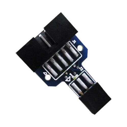 1pcs 10Pin to 6Pin Adapter Board for AVRISP MKII USBASP STK500 High Quality