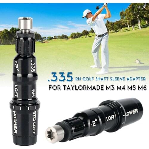 1Pc Golf Shaft Adapter Aluminium Alloy Tip Adapter Sleeve Shaft fit Durable Accessory For Taylormade M3 M4 M5 M6 Driver Fairway