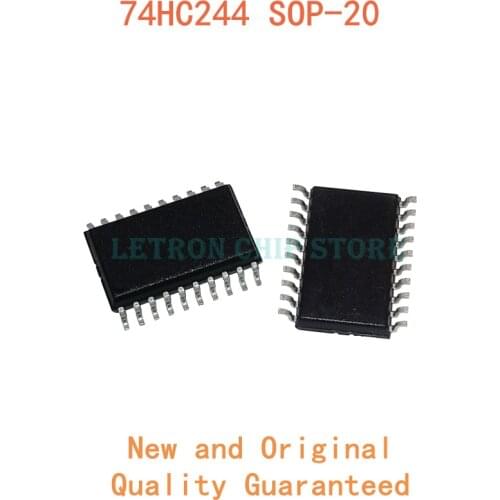 10PCS 74HC244 SOP-20 SN74HC244DWR HC244 74HC244D SOP20 7.2MM SOIC-20 SOIC20 SMD new and original IC Chipset