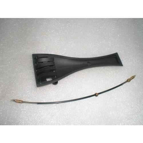 10 PCs Carbon Fiber Violin tail piece 3/4 with 10 PCs Violin guts 3/4 free shipping