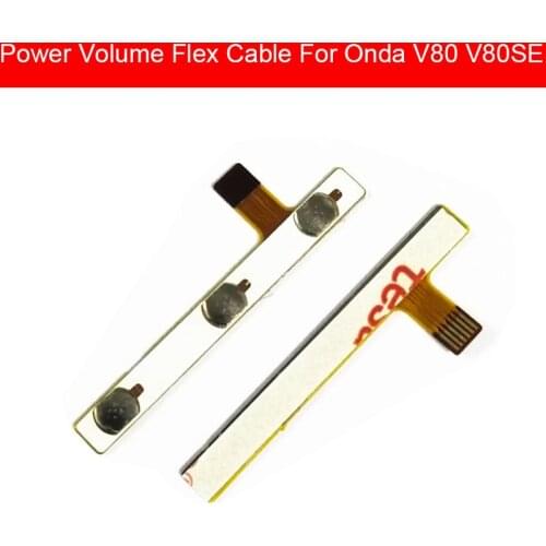 On Off Power & Volume Flex Cable For Onda V80 V80SE V80 SE Power & Volume Side Key Button Control Flex Ribbon Replacement Parts