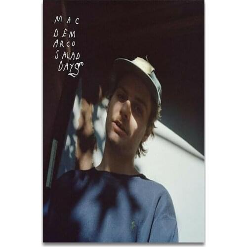 Album Mac DeMarco Salad Days Rock Music Singer Silk Fabric Wall Poster Art Decor Sticker Bright
