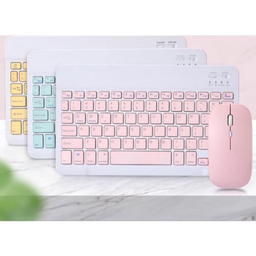 Wireless Keyboard for Portuguese German Arabic language 7 8 9 10 inch Bluetooth Rechargeable keyboard For ipad Phone Tablet