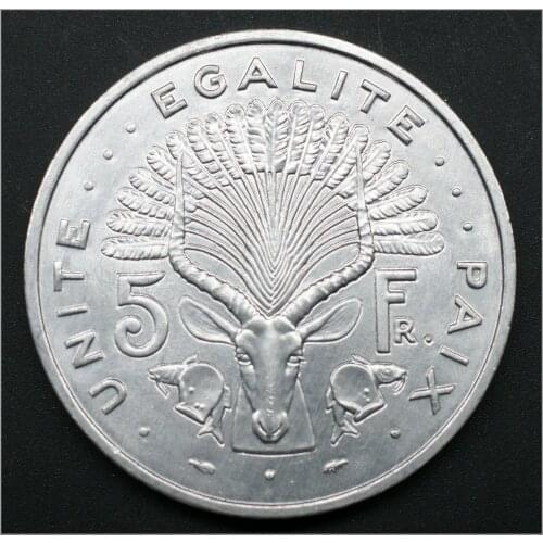 Djibouti 5 Francs 1991 Editio Coins Africa New Original Coin Unc Collectible Real Rare Commemorative