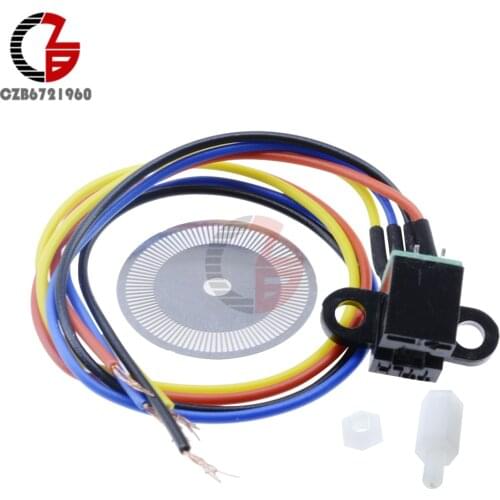 5V Photoelectric Speed Sensor Encoder Laser Speed Measurement Detector Coded Disc Code Wheel for Freescale Smart Car